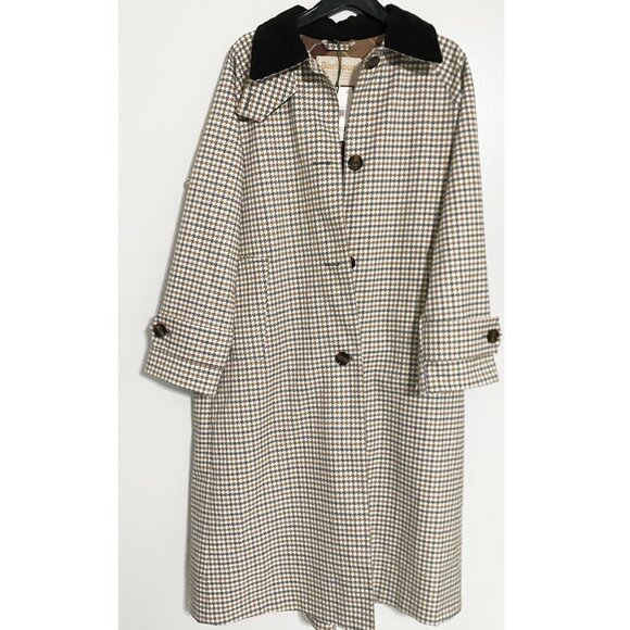 Barbour checked Noelle Showerproof Car Coat - Picture 2 of 16